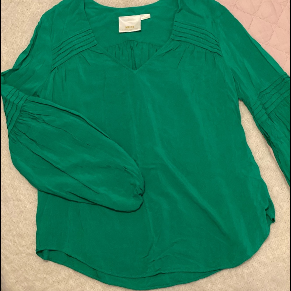 Maeve puff sleeve blouse from Anthropologie